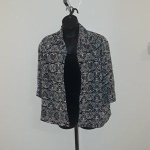 Black & White Shell/Shirt Combo